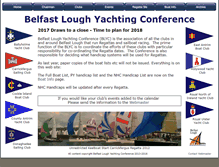 Tablet Screenshot of belfastloughsailing.org